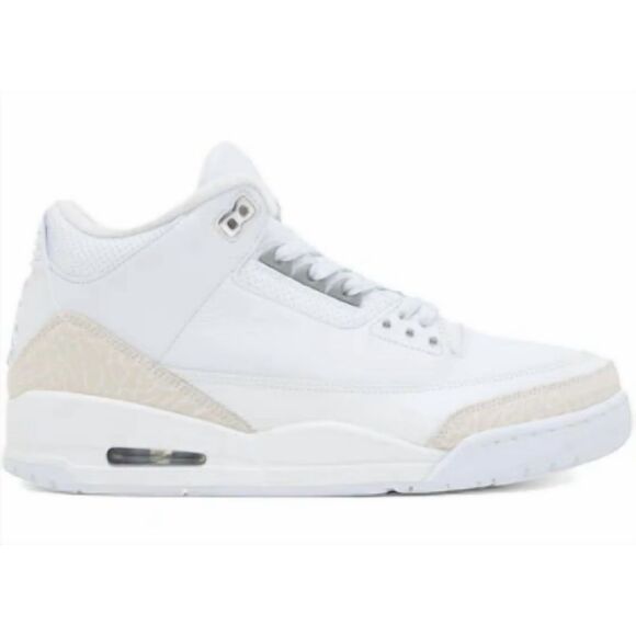 Nike Air Jordan 3 Retro White/Metallic Silver-White CT8532 111 Men Size12.5 New main image 4